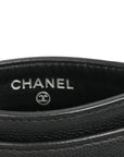 CHANEL Cocomark Caviar Skin Card Case