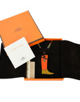 HERMES Buffalo Horn Boots Necklace