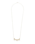 TIFFANY & CO. SV925 K18YG Triple Ribbon Necklace