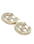 CHANEL Rhinestone Earrings
