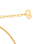 CHRISTIAN DIOR CD Logo Rhinestone Necklace
