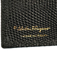 SALVATORE FERRAGAMO Lizard Pattern Vara Plate Key Case