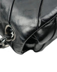 CHANEL 2009-2010 Pleated Shoulder Bag