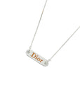 CHRISTIAN DIOR Dior Logo Necklace