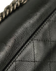 CHANEL Coco Mark Chain Aged Metal Hardware Handbag / Shoulder Bag