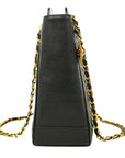 CHANEL Coco Mark Sun Motif Charm Chain Tote Bag/Shoulder Bag