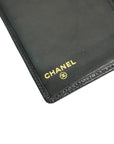 CHANEL 1996-1997 Caviar Skin Coco Mark Card Case
