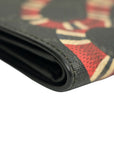 GUCCI GG Supreme Kingsnake Print Bifold Wallet
