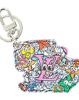 LOUIS VUITTON Porte-Cles Monogram Comics Keychain MP3456
