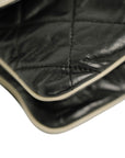 CHANEL 2008–2009 2.55 Chain Matelassé Bicolor Shoulder Bag