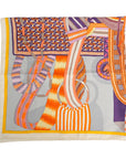 HERMES Carre 90 “La Selle Imaginaire” Imaginary Saddle Scarf