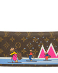 LOUIS VUITTON Monogram Pochette Weekend Long Wallet / Shoulder Bag 2-Way M63857