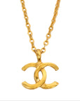 CHANEL Mini Coco Mark Necklace