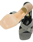 CHANEL Cross Strap Sandals