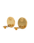 CHANEL 2001 Button Round Earring