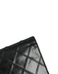 CHANEL 2009–2010 Matelassé Coco Mark Bi-Fold Long Wallet