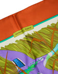 HERMES Carre 90 “Cols Verts” Mallard Scarf