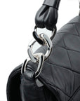 CHANEL 2006-2008 Coco Mark Matelassé Lambskin Shoulder Bag