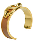 HERMES Chaine d'Ancre Leather Bangle