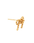 TIFFANY & CO. Ribbon Earring 750YG 2.7g