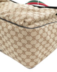 GUCCI GG Canvas Sherry Line 161836 Tote Bag/Handbag