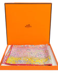 HERMES Carre 45 In the Land of Blooming Birds Scarf