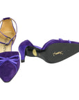 YVES SAINT LAURENT Pumps with Blue Ribbon