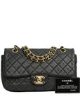 CHANEL 2010–2011 Matelasse Rhinestone CC Logo Chain Shoulder Bag