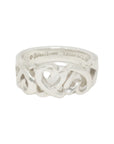 TIFFANY & CO. SV925 Paloma Picasso Triple Loving Heart Ring