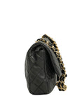 CHANEL 2010–2011 Matelasse Rhinestone CC Logo Chain Shoulder Bag