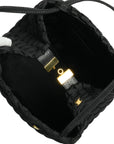 SALVATORE FERRAGAMO Vara Fabric Backpack/Shoulder Bag