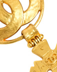 CHANEL Coco Mark Cross Motif Brooch