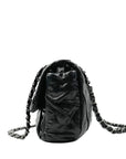 CHANEL 2009-2010 Pleated Shoulder Bag