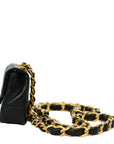 CHANEL Mini Mini Matelassé Lambskin Belt Bag