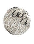CHRISTIAN DIOR Trotter Logo Plate Earring