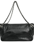 CHANEL 2009-2010 Matelassé Coco Mark Lambskin Shoulder Bag
