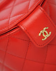 CHANEL Matelassé Lambskin Vanity Bag Handbag/Shoulder Bag