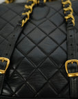 CHANEL 1994-1996 Matelassé Chain Lambskin Backpack