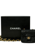 CHANEL Mini Mini Matelassé Lambskin Belt Bag