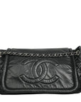 CHANEL 2009-2010 Matelassé Coco Mark Lambskin Shoulder Bag