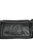 CHANEL 2009-2010 Matelassé Coco Mark Lambskin Shoulder Bag