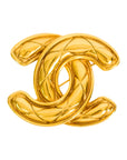 CHANEL Matelasse Coco Mark Brooch