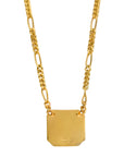 CHRISTIAN DIOR Square CD Logo Necklace