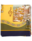 HERMES Carre 90 “In Salzburg” Violin Scarf