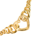 CHRISTIAN DIOR Heart Rhinestone Necklace