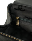 CHANEL 2002–2003 Chain Caviar Leather Shoulder Bag