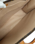 LOUIS VUITTON Monogram Sac Plat Handbag M51140