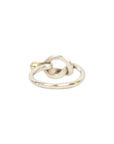 TIFFANY & CO. SV925 K18YG Love Knot Ring