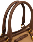 PRADA Jacquard Handbag/Shoulder Bag 2Way