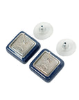 CHANEL Rhinestone Coco Mark Earrings